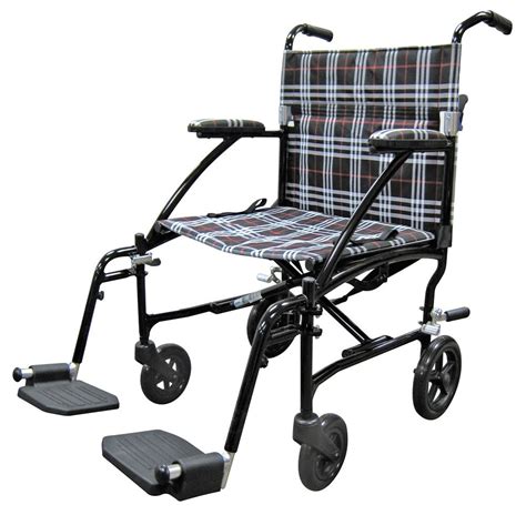 drive medical fly lite aluminum transport chair