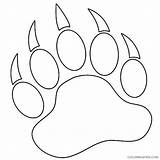 Paw Paws Coloring4free Sheet Bearpaw Claw Claws Dxfeps Newsround Pudsey Cbbc Roberta Patrol Pawprints sketch template