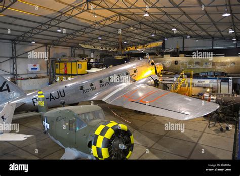 netherlands lelystad aviodrome aviation history museum douglas dc  dakota  klm royal