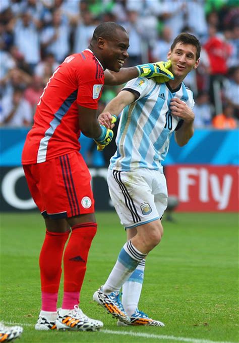 Lionel Messi Vincent Enyeama Photos Nigeria V Argentina Group F 1