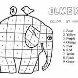Elmer Elephants Kleuterschool Alphabet Worksheets Kleuren Olifanten Nummers sketch template