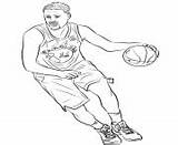 Coloring Nba Thompson Pages Coloriage Klay Raptors Toronto Basketball Info Printable sketch template