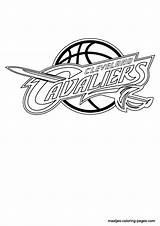 Cavaliers Coloring Pages Cleveland Nba Logo Search Print Again Bar Case Looking Don Use Find sketch template