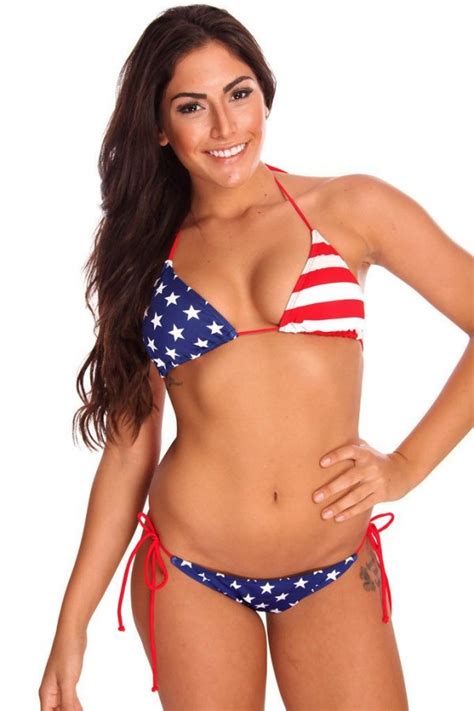 Dippin Daisys American Flag Bikini