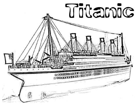 rms titanic coloring sheets coloring pages