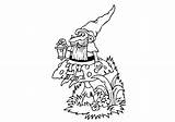 Gnome Pages Coloring Clipart Coloringpages1001 Library Popular sketch template