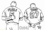 Coloring Pages Royals Series Kansas City Kc Getdrawings sketch template