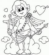 Cupid Kolorowanki sketch template