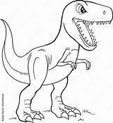 Dinosaur Rex Coloring Vector Tyrannosaurus Illustration Cartoon Splashbacks Printed Kitchen Erik Deprince Draw sketch template
