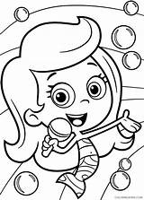 Guppies Molly Coloring4free Sing sketch template