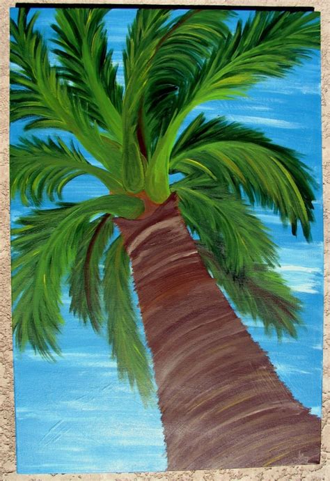 palm tree paintings images  pinterest canvases palm tree