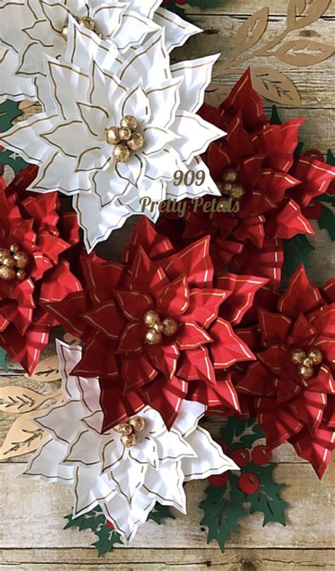 paper poinsettia christmas crafts christmas decorations paper flowers