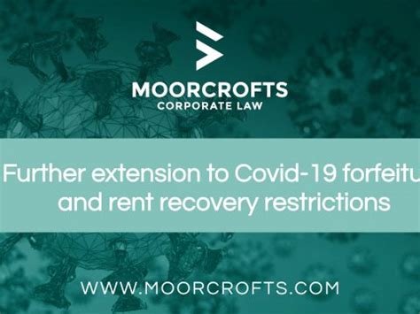 extension  covid  forfeiture  rent recovery restrictions