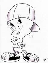 Tweety Bird Coloring Pages Graffiti Characters Gangster Drawing Drawings Cartoon Gangsta Pencil Girl Sketch Sketches Mouse Mickey Character Ghetto Easy sketch template