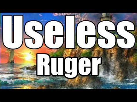 ruger useless lyrics youtube