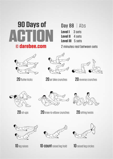 90 Days Of Action By Darebee Fitness Workout For Women Full Body