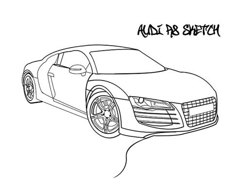 audi  coloring page