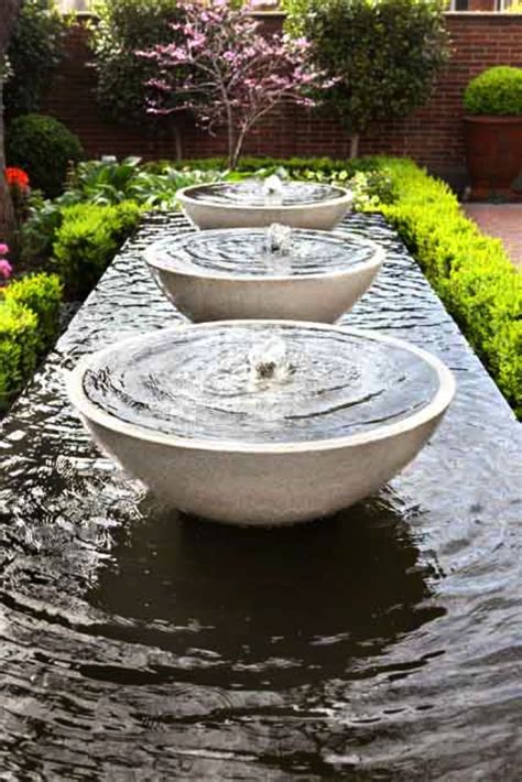 outdoor fountains  water features