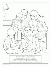 lds coloring pages jesus coloring pages family coloring pages