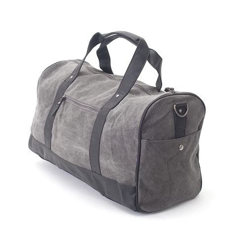 grey duffle bag  fashion bags