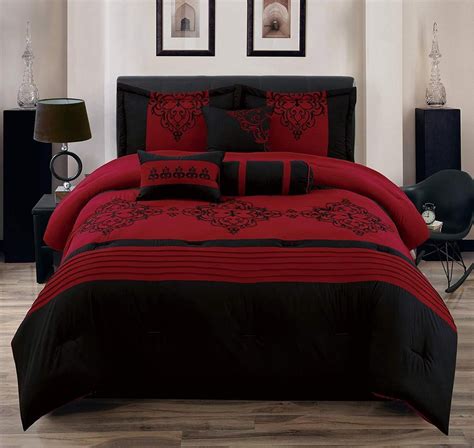 Unique Home 7 Piece Heba Ruffled Bed In A Bag Clearance Bedding