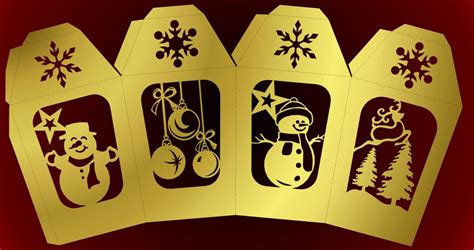 christmas paper lantern svg paper lantern dxf snowman paper etsy