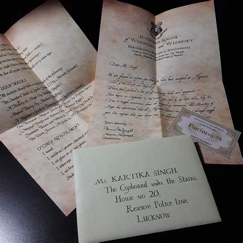 harry potter hogwarts acceptance letter customizable officially li