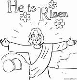 Coloring Pages Resurrection Risen He Easter Printable Preschoolers Sunday Jesus Kids Colouring Color Sheets Print Easy Bible Choose Board Getdrawings sketch template