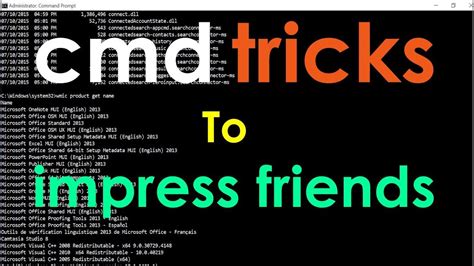 amazing command prompt tricks    cool cmd tricks tulsi