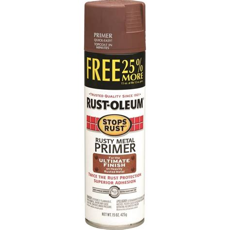 rust oleum stops rust rusty metal primer  bonus walmartcom