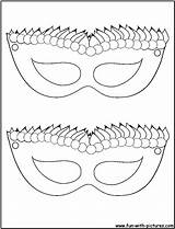 Gras Mardi Mask Coloring Printable Pages Clipart Kids Jester Library Popular sketch template