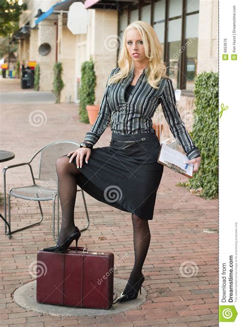 Business Woman In The City Royalty Free Stock Image