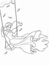 Schaukel Prinzessin Ausmalbild Ausdrucken Kostenlos Drucken Schönen Kostenlosen sketch template