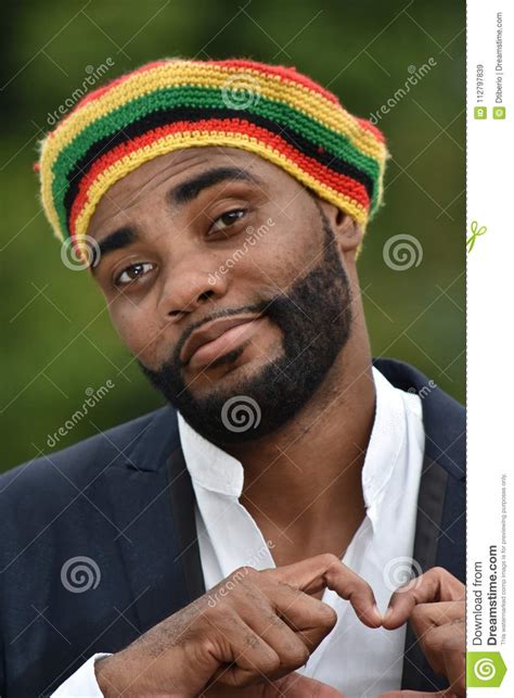 Adult Black Jamaican Man And Love Stock Image Image Of