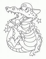 Crocodile Krokodil Alligator Crocodiles Procoloring Coloringhome Letzte Seite sketch template