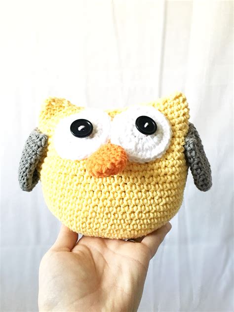 crochet owl pattern yarnhookneedles