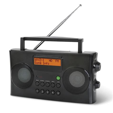 high definition portable radio hammacher schlemmer