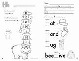 Kindergarten Hh Tracing Phonics Kids 99worksheets Booklet Hyer Trace sketch template