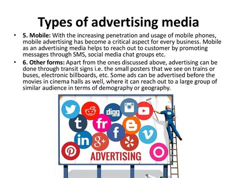 types  advertising media types  advertising