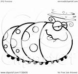 Caterpillar Outlined Drunk Cory Thoman sketch template
