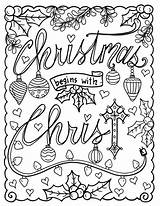 Coloring Christmas Christian Pages Printable Scripture Color Adult Bible Sheets Book Nativity Religious Jesus Christ Etsy Print Age Verse Merry sketch template