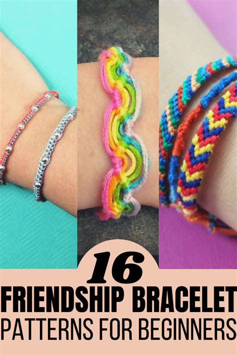 friendship bracelet patterns  beginners moms  crafters