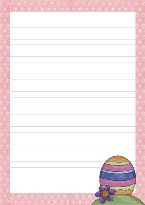 printable easter writing paper chicks writing paper  patricks day