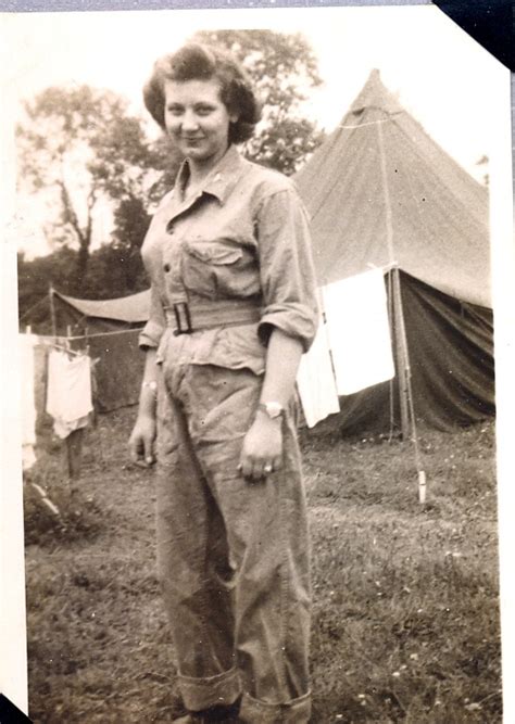 Wwii Us Army Nurse Joy Lillie In Field Hospital Uniform History Grand