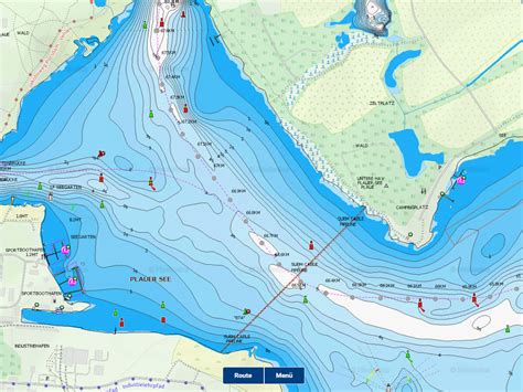 navionics webapp kostenlose gewaesserkarten mit tiefenlinie