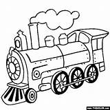 Train Coloring Pages Locomotive Print Drawing Online Printable Kids Sheets sketch template