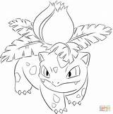 Coloring Ivysaur Pages Printable sketch template
