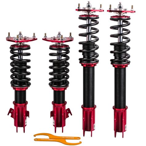 adjustable coilovers suspension shock struts kit  subaru impreza sti
