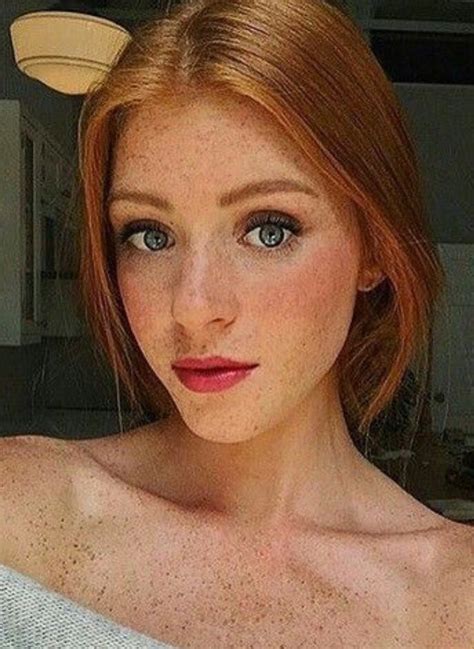 ginger selfie pelirrojas pelirroja guapa cabezas rojas
