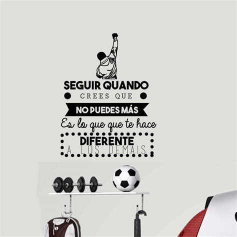 adesivo de parede rocky balboa  frase em espanhol